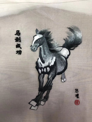 hand embroidery horse