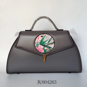 Su hand embroidery cowhide bag retro ethnic Chinese style handbag sholderbag