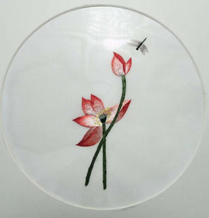 Hand su embroidery:lady flowers birds animals landscapes still life (two-sided reversible ) 20cm