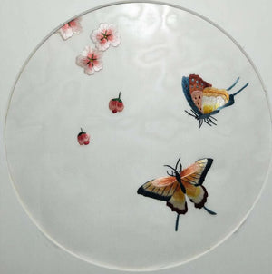 Hand su embroidery:lady flowers birds animals landscapes still life (two-sided reversible ) 20cm