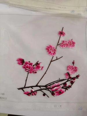 Hand su embroidery:flowers birds animals landscapes still life (two-sided reversible ) 20cm 3918