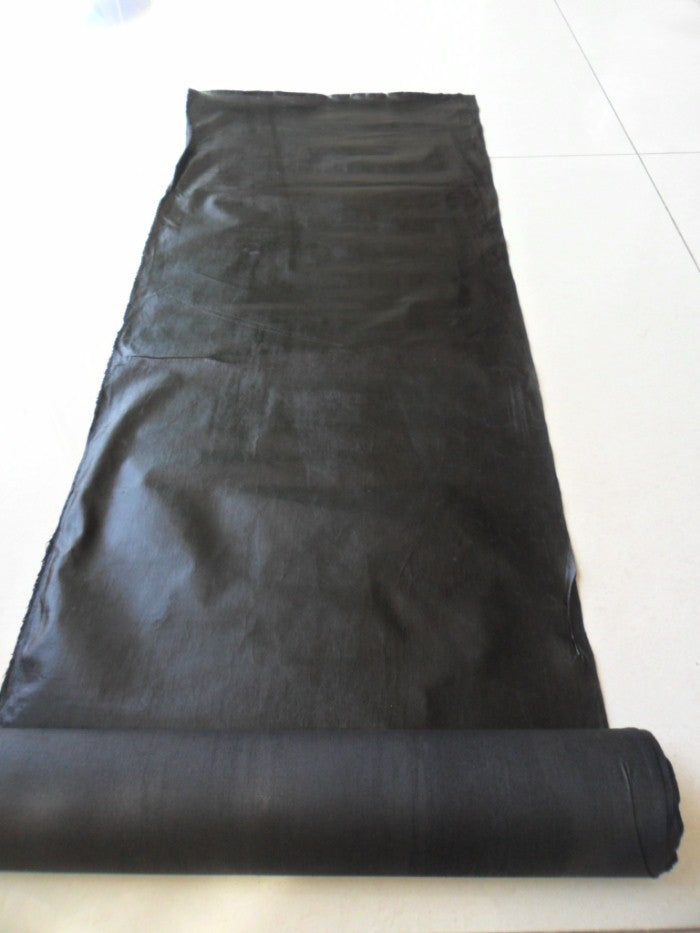 Dong homespun black fabric
