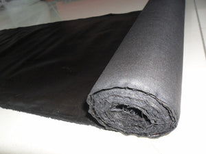 Dong homespun black fabric